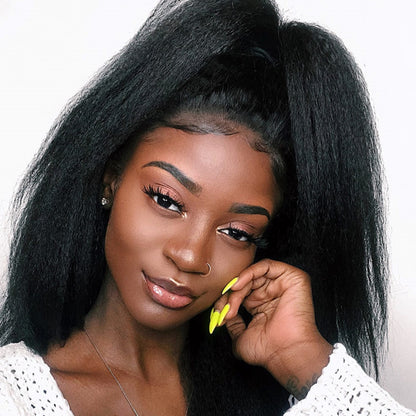 PreCut Lace 360 HD Lace Front Invisi-Strap Wig / Yaki Straight