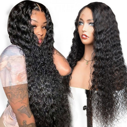 FULL TRANSPAREN/HD LACE PRE-PLUCKED WATER WAVE HAIR WIG