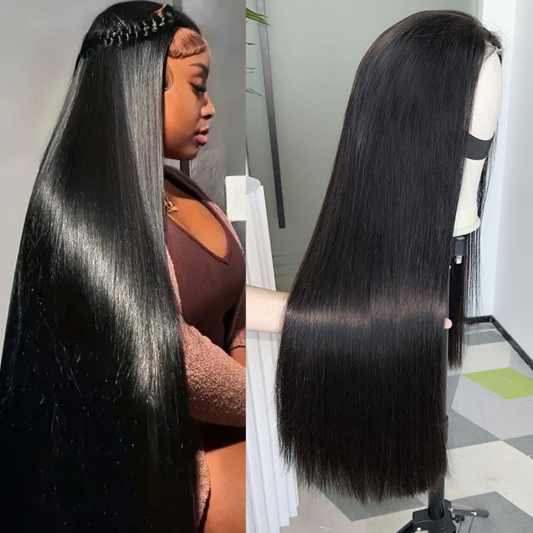 Top Quality Raw Hair 5X5 Closure HD Lace Wig Straight