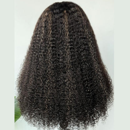 HD Lace 360 Invisi-Strap Wig Blonde Highlight Curly