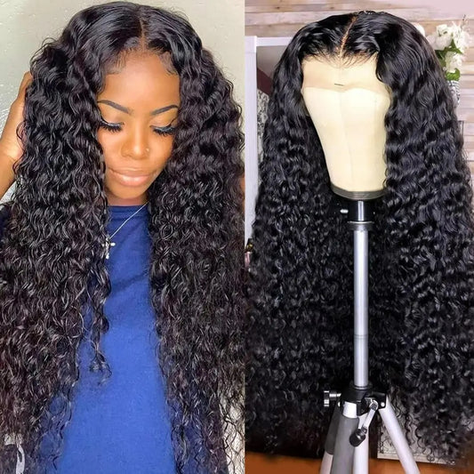 BYE-BYE KNOTS HD LACE 5X5 CLOSURE LACES WIG / Water Wave