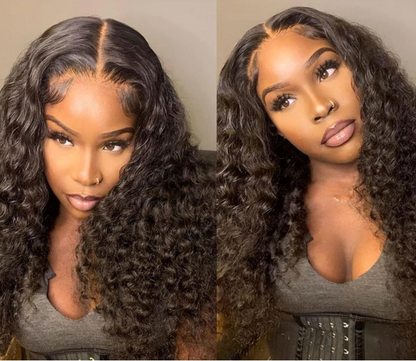 BYE-BYE KNOTS HD LACE 5X5 CLOSURE LACES WIG / Curly