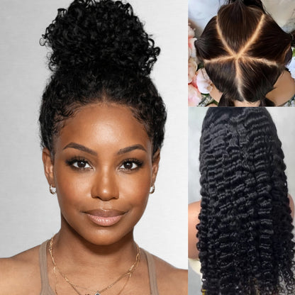 HD FULL LACE (WITHOUT MESH) INVISI-STRAP BURMESE CURLY  WIG