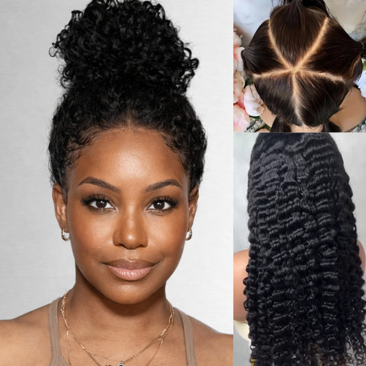 HD FULL LACE (WITHOUT MESH) INVISI-STRAP BURMESE CURLY  WIG