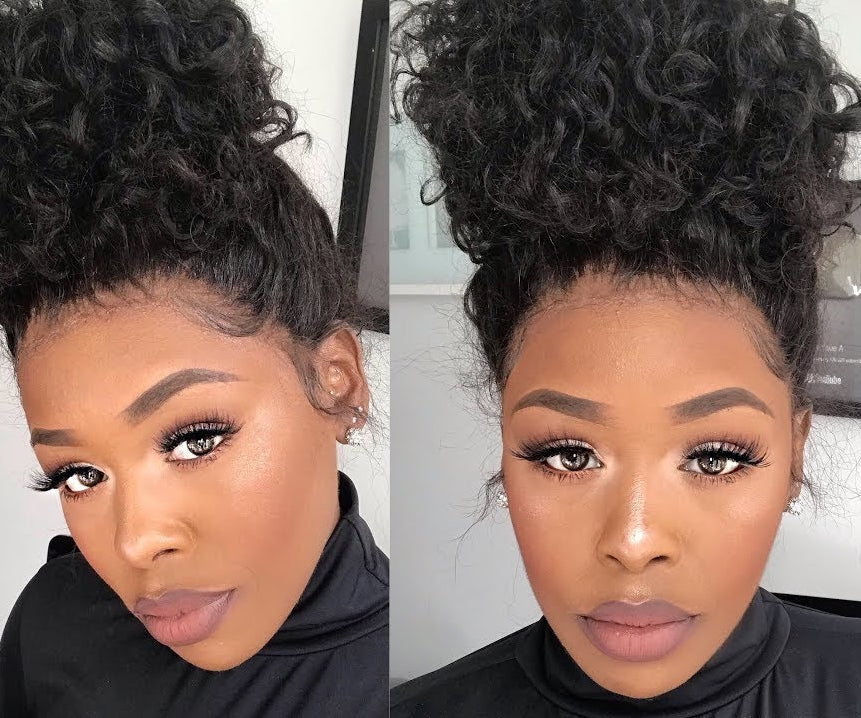 BYE-BYE KNOTS 360 HD LACE FAKE SCALP BURMESE CURLY WIG / Invisi-Strap