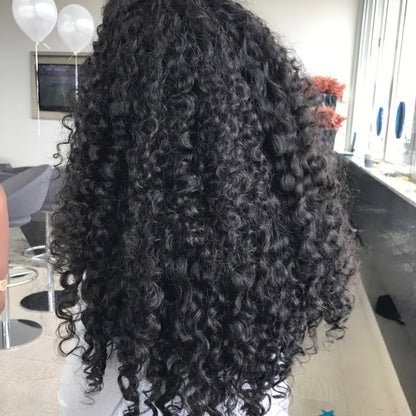Upgraded Drawstring 13X4/13X6 Full Frontal HD Lace Wig Burmese Curls