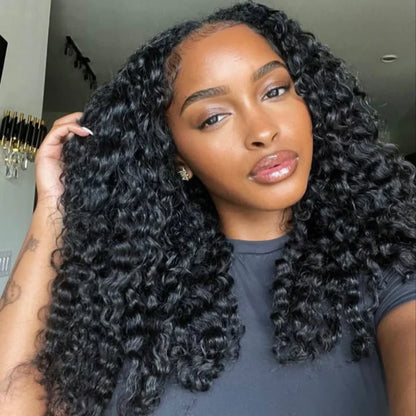 Top Quality Raw Hair 5X5 Closure HD Lace Wig Burmese Curls