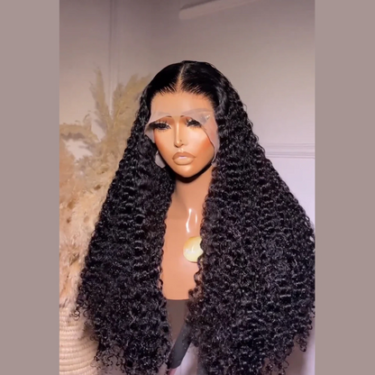 Top Quality Raw Hair 5X5 Closure HD Lace Wig Burmese Curls