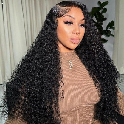 Top Quality Raw Hair 5X5 Closure HD Lace Wig Curly
