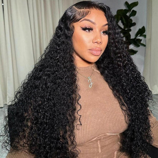 Top Quality Raw Hair 5X5 Closure HD Lace Wig Curly