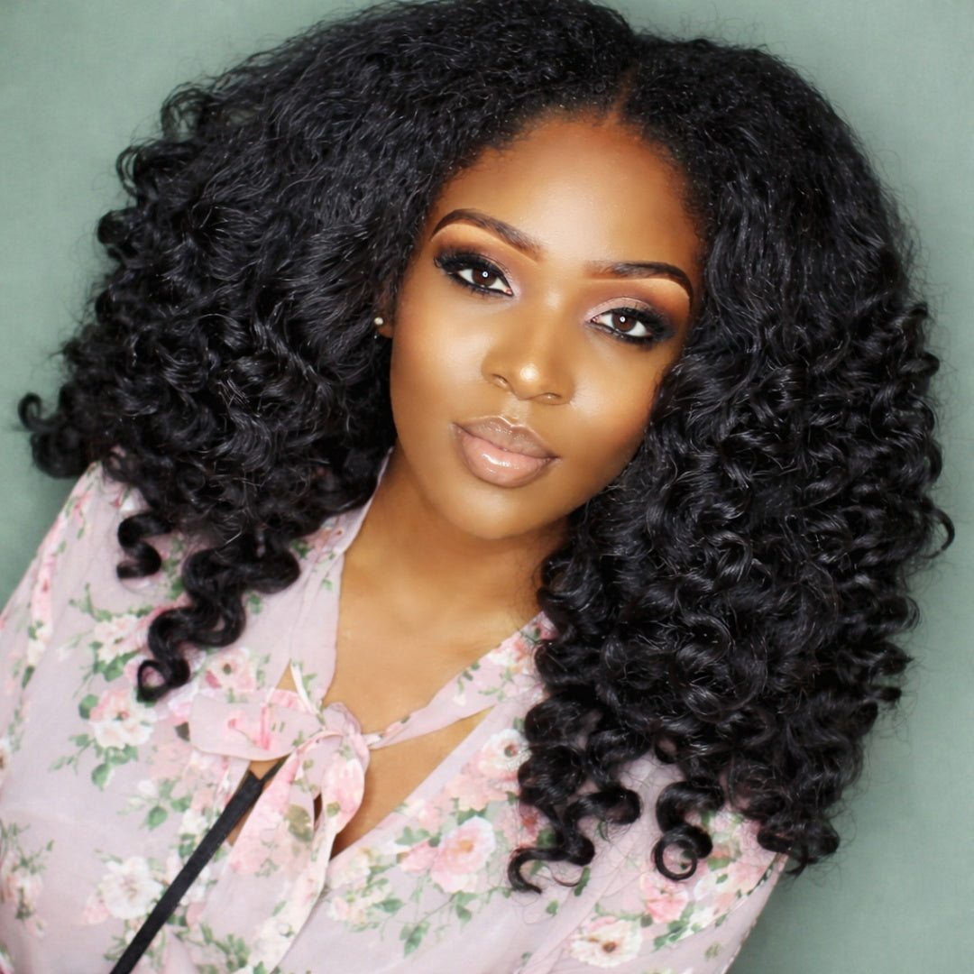 13X6  FIT 2.0 HD LACE FRONT SUPER PRE-PLUCKED WIG /KINKY WAVE