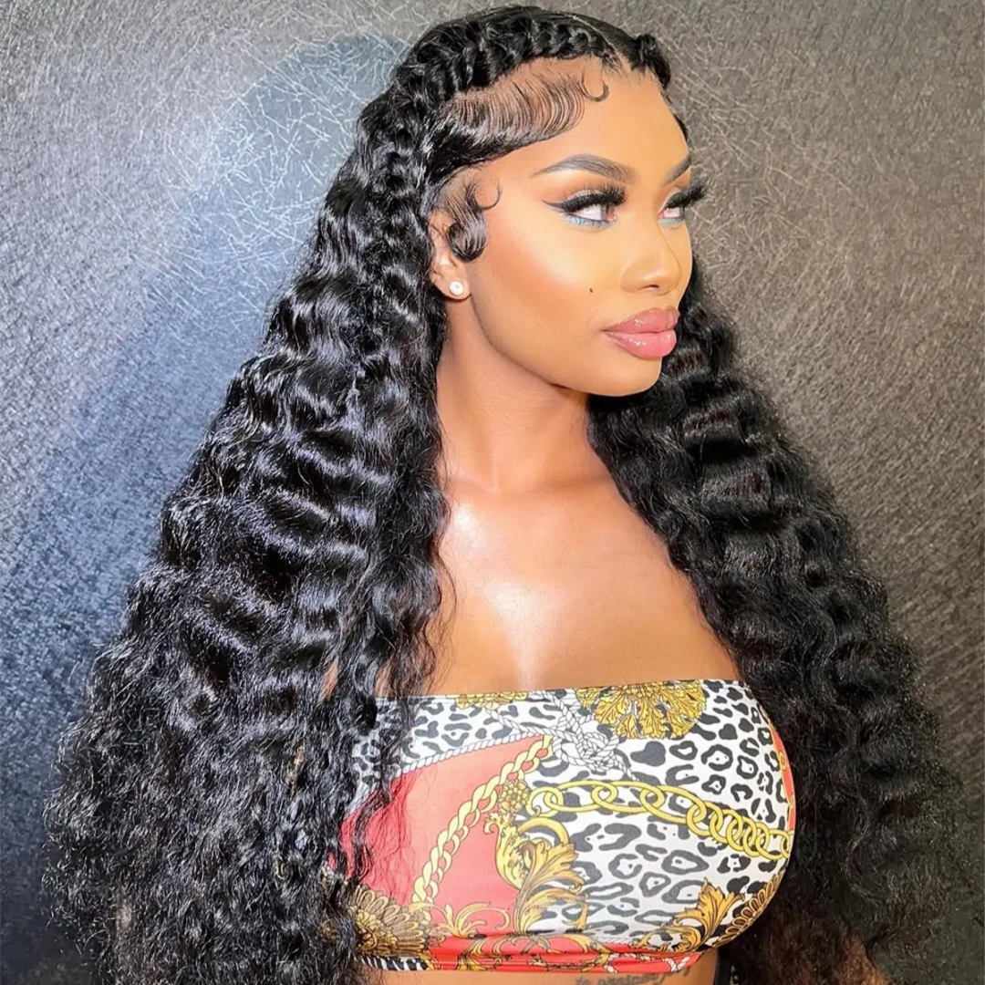 Top Quality Raw Hair 5X5 Closure HD Lace Wig Deep Wave
