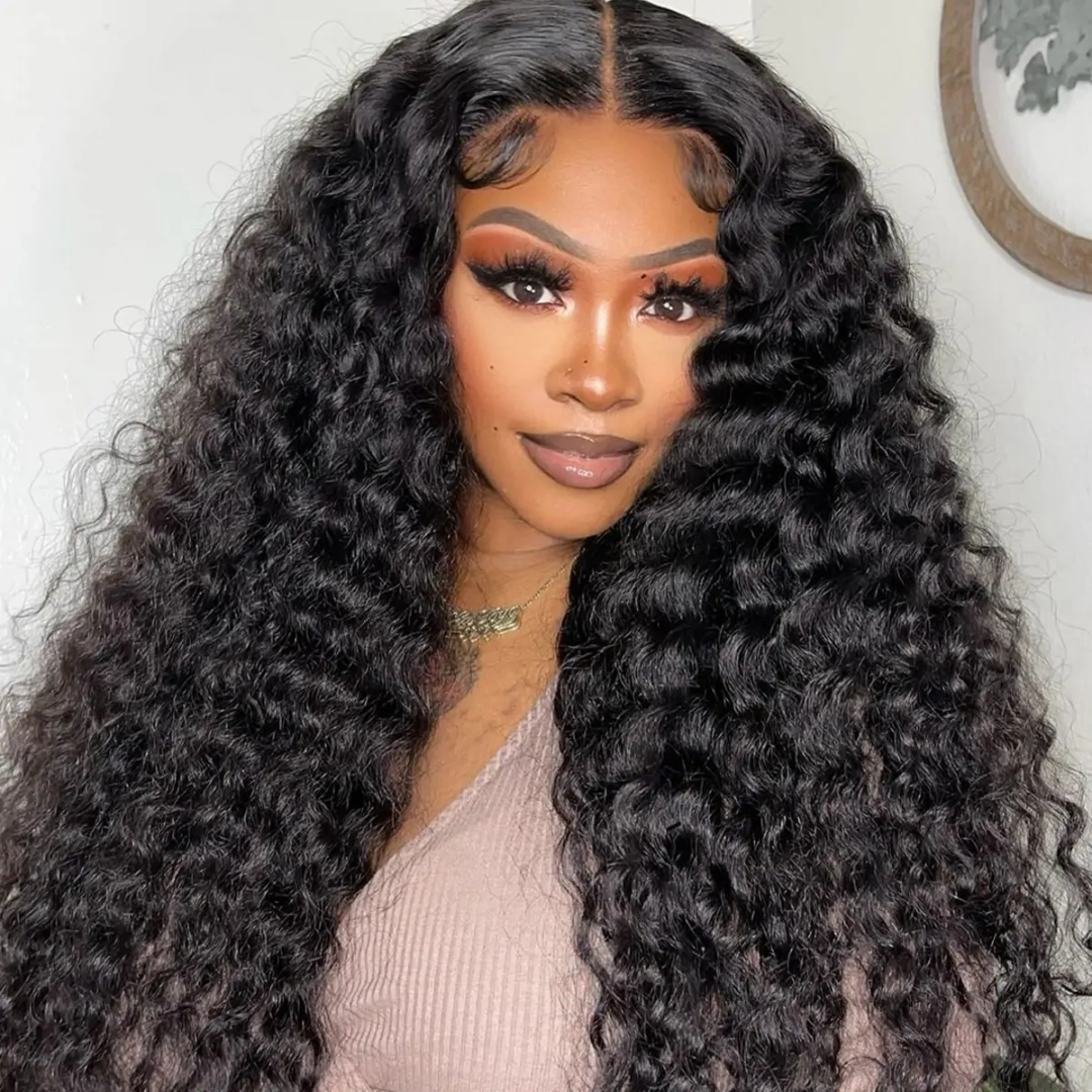 Top Quality Raw Hair 13X4/13X6 Full Frontal HD Lace Wig Deep Wave