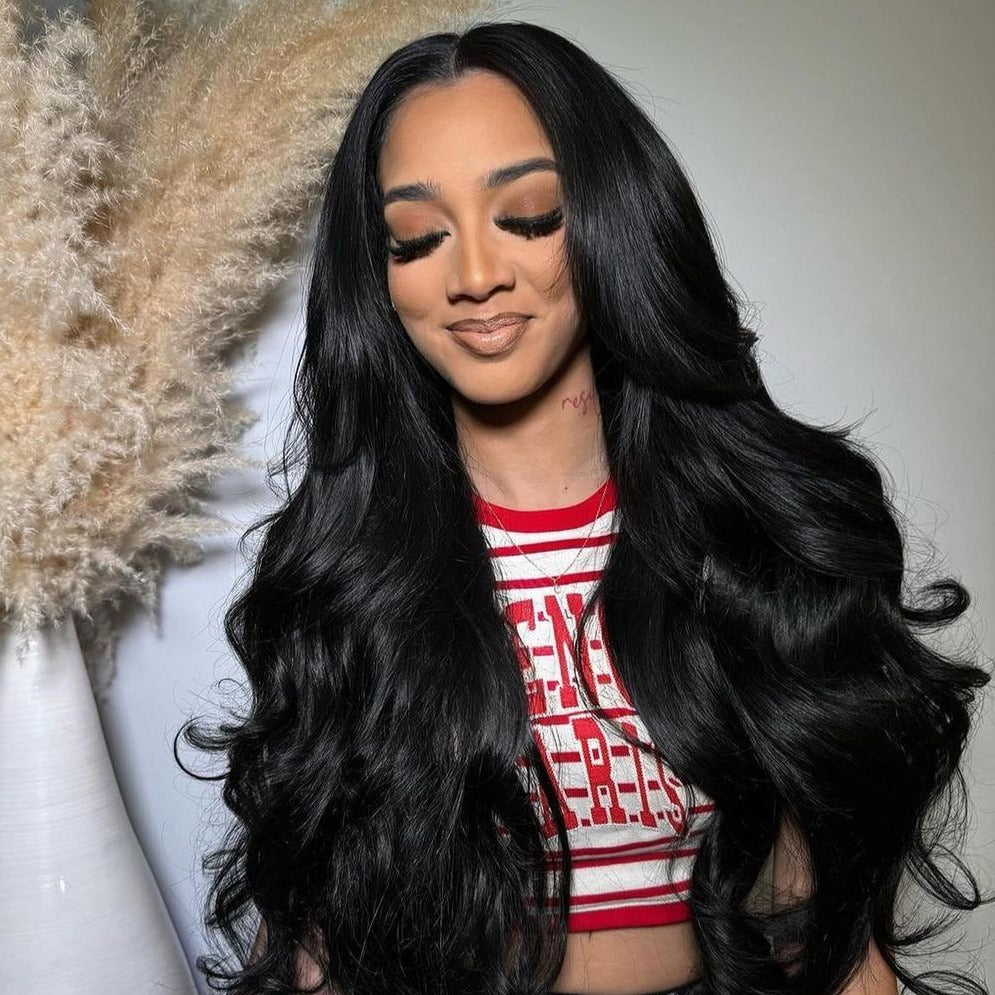 FULL TRANSPAREN/HD LACE PRE-PLUCKED BODY WAVE HAIR WIG