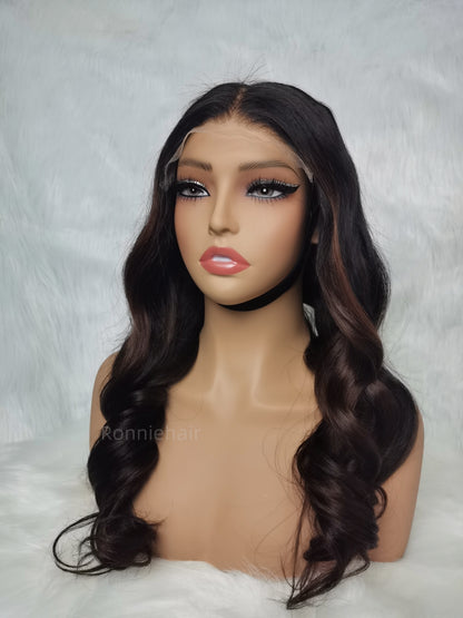 HD LACE GLUELESS 6X6 “DOME CAP” CLOSURE WIG / BODY WAVE