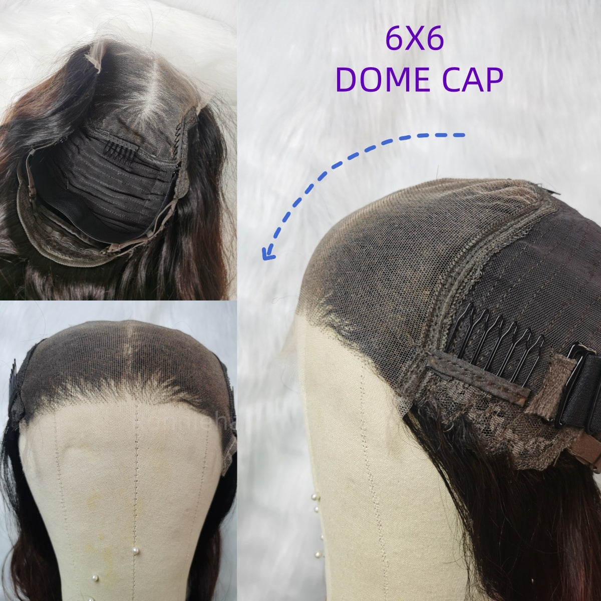 【DEAL】HD LACE GLUELESS 6X6 “DOME CAP” CLOSURE WIG / CURLY