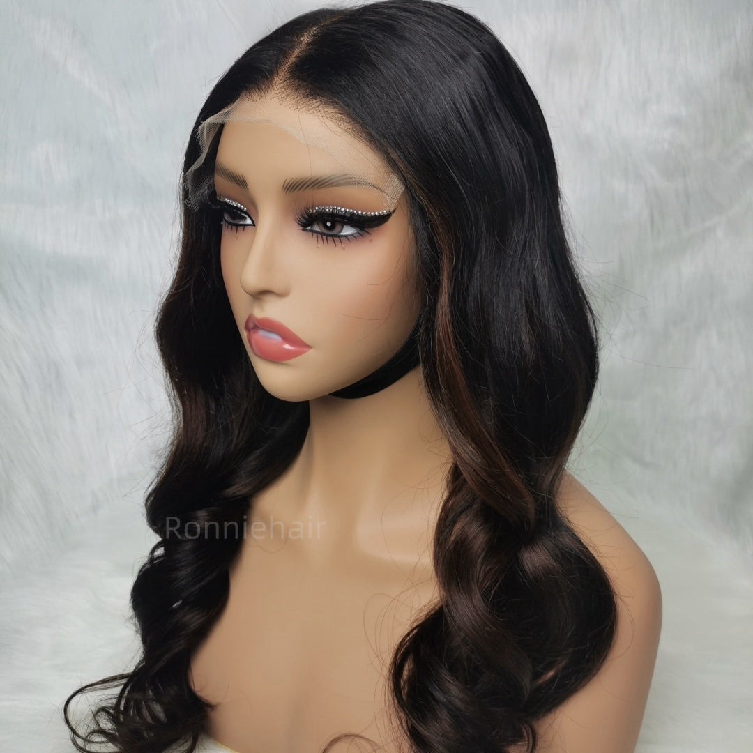 HD LACE GLUELESS 6X6 “DOME CAP” CLOSURE WIG / BODY WAVE