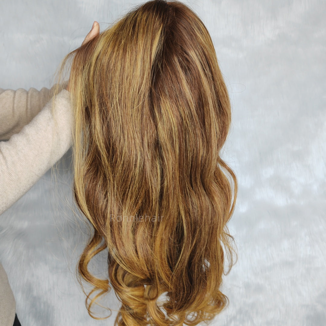 “M” Shape  Hairline 13X6 HD Lace Front Wig Body Wave Wavy