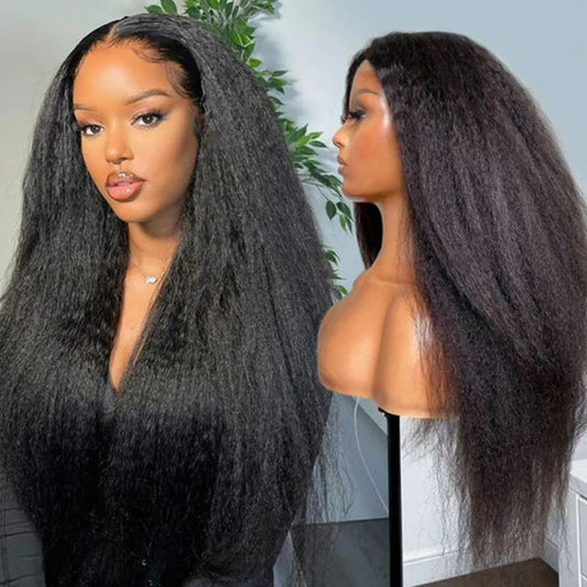 Invisi-Strap 360 HD Lace/Transparent Lace Wig // Kinky Straight