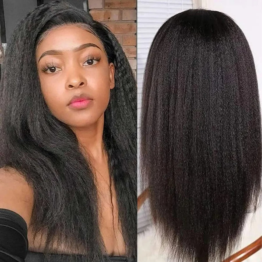 Invisi-Strap 360 HD Lace/Transparent Lace Wig // Kinky Straight
