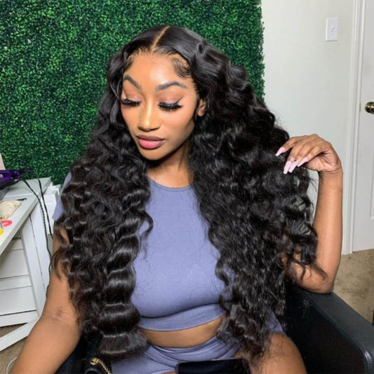 Upgraded Drawstring 13X4/13X6 Full Frontal HD Lace Wig Loose Wave
