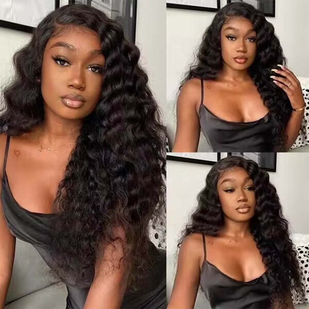 Upgraded Drawstring 13X4/13X6 Full Frontal HD Lace Wig Loose Wave