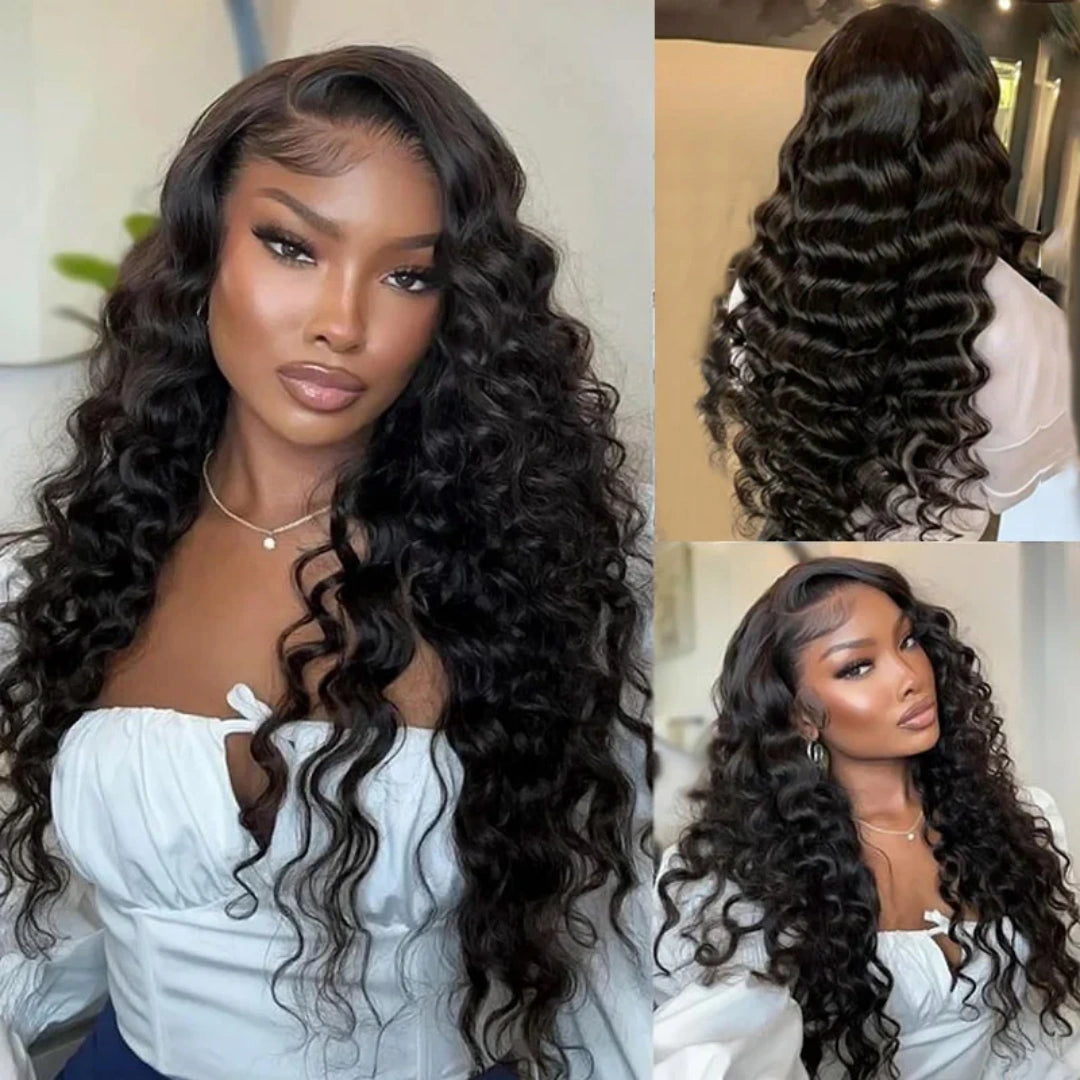 Top Quality Raw Hair 5X5 Closure HD Lace Wig Loose Wave