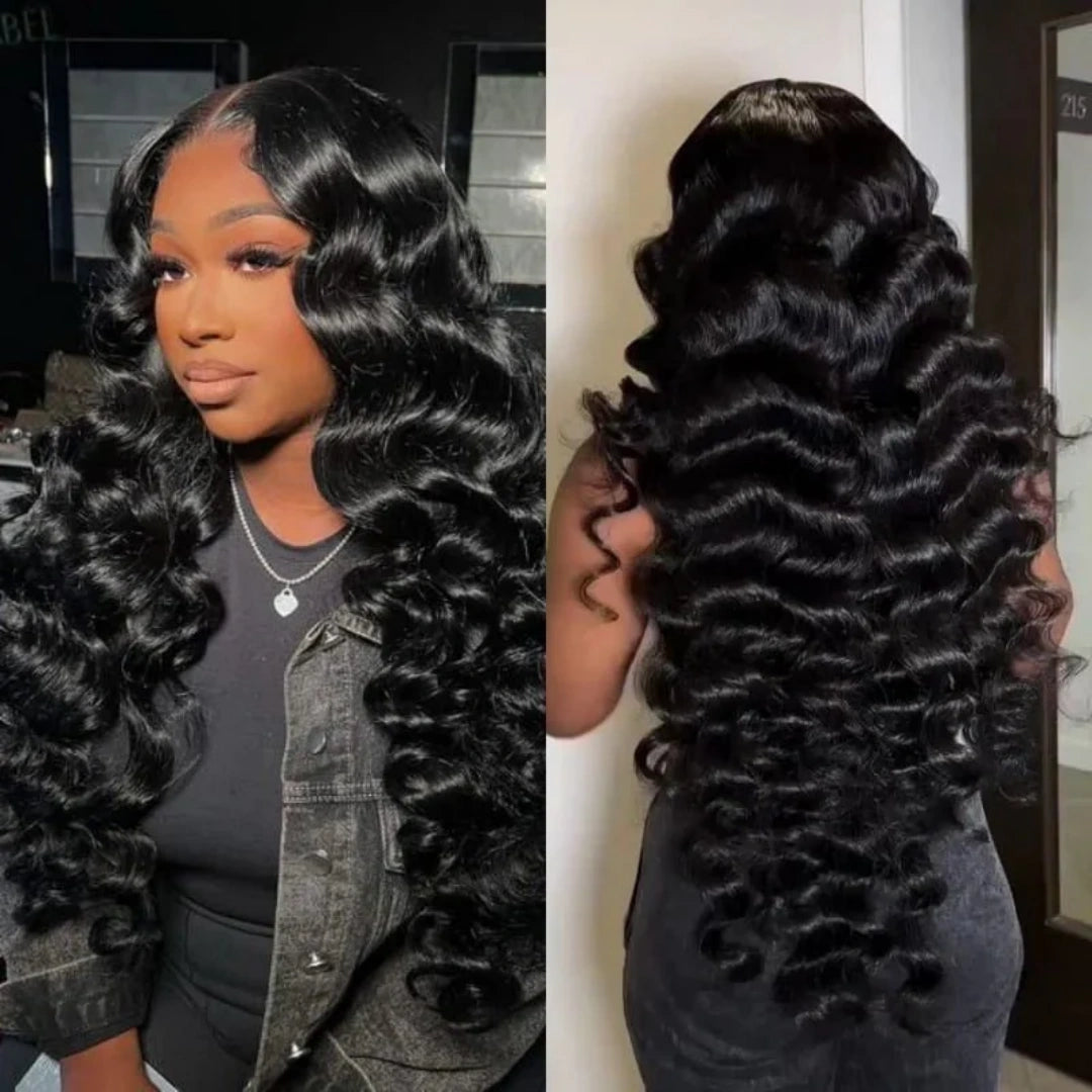 Top Quality Raw Hair 5X5 Closure HD Lace Wig Loose Wave