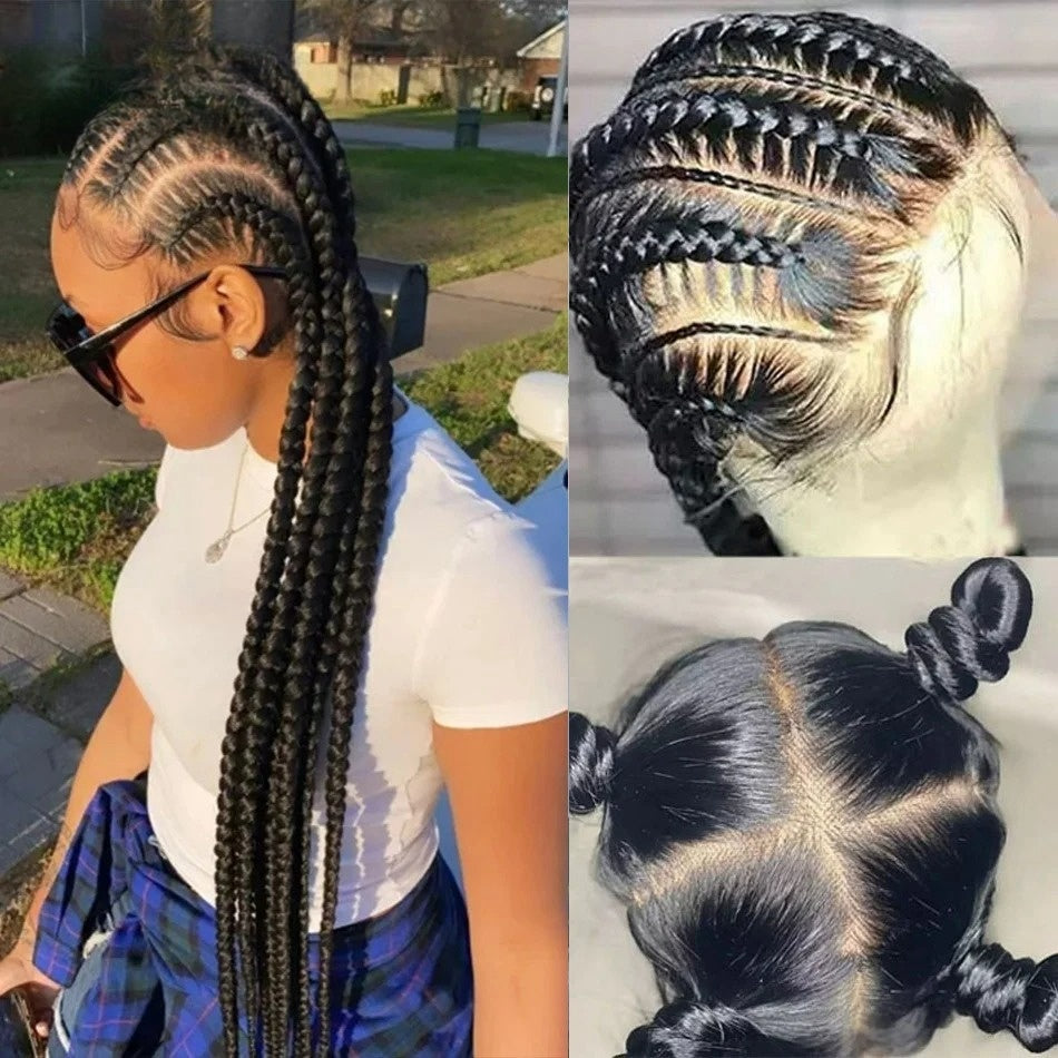 FULL LACE CLEAR SWISS/TRANSPARENT LACE PRE-PLUCKED WIG WITH HIDDEN-STRAP / YAKI STRAIGHT