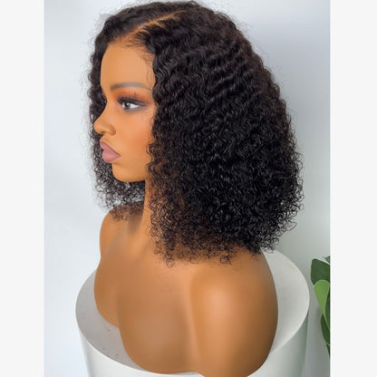 HD LACE 9x6 Lace Parting Super Preplucked Hairline Density Wig Burmese Pix Curly
