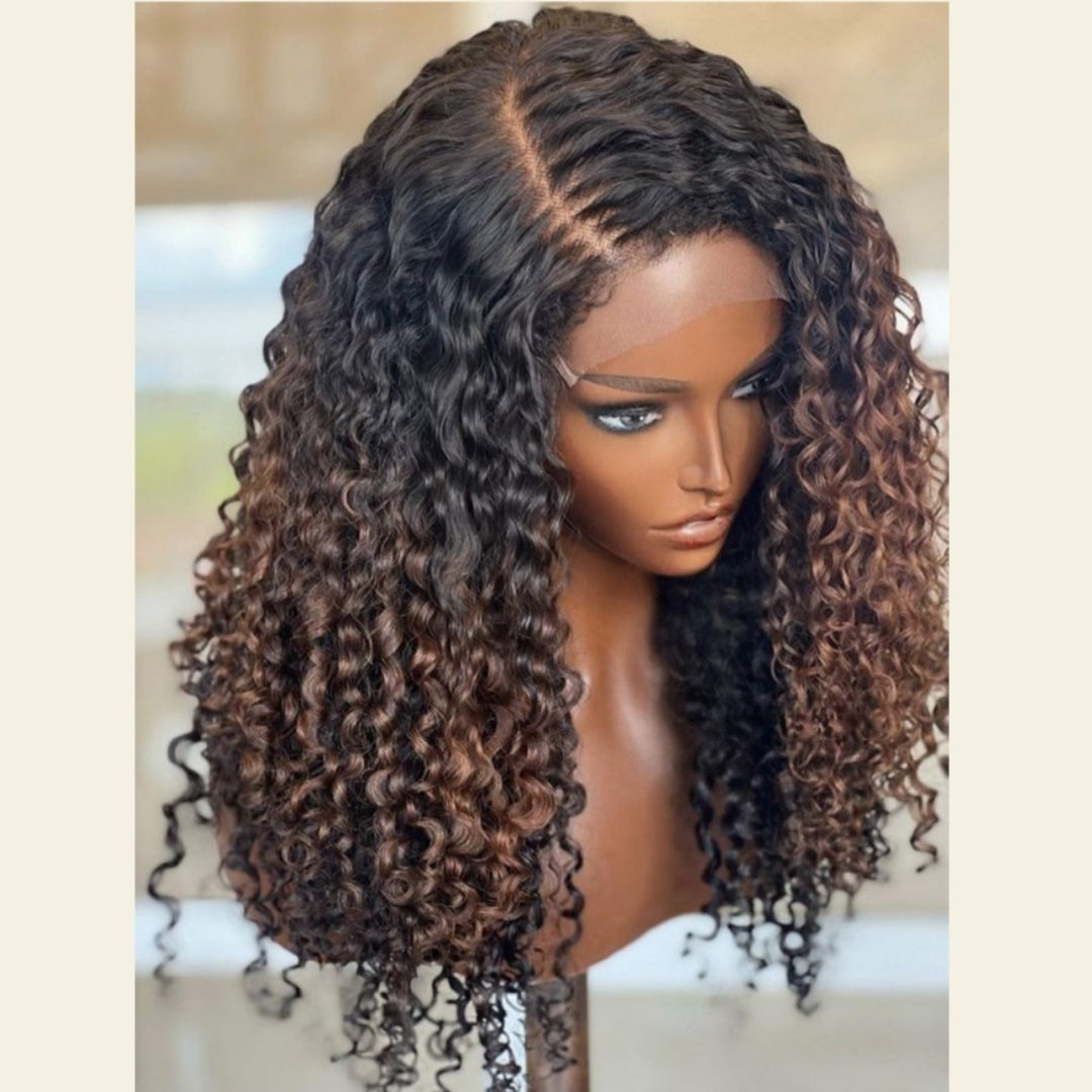 "One Fits All" 9x6 Lace Parting HD LACE Super Preplucked Hairline Highlight Wig