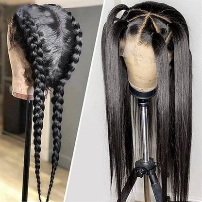 UPGRADED FULL LACE (WITHOUT MESH) TRANSPARENT LACE STRAIGHT INVISI-STRAP WIG