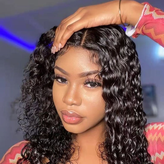 HD LACE GLUELESS 6X6 “DOME CAP” CLOSURE WIG / WATER WAVE