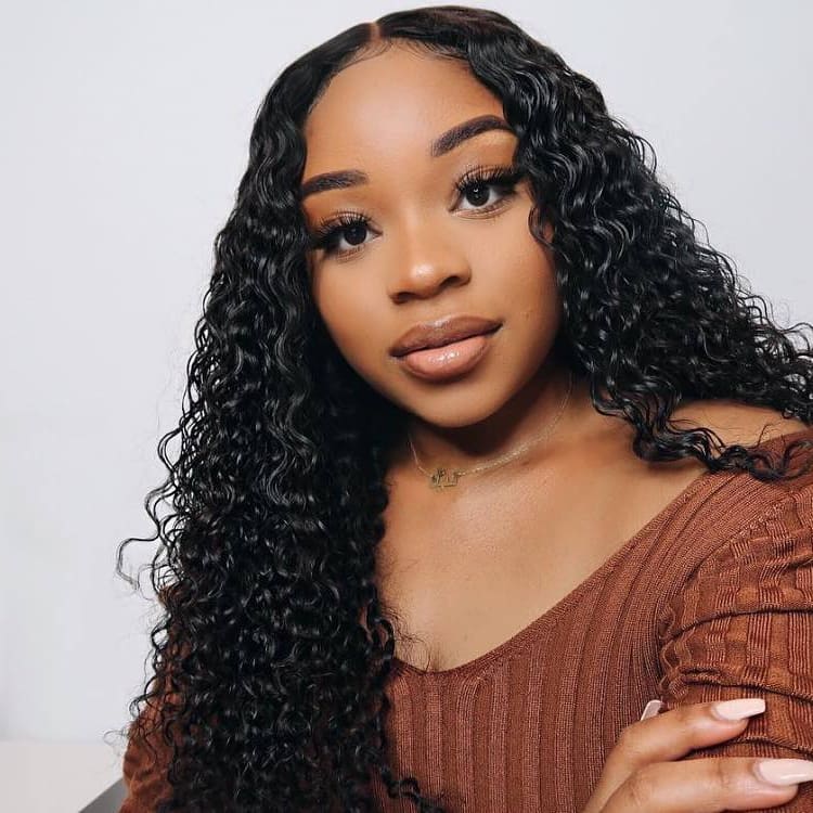 HD LACE GLUELESS 6X6 “DOME CAP” CLOSURE WIG / WATER WAVE