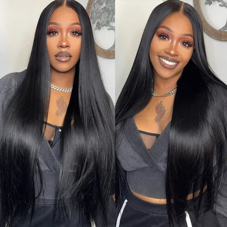 【DEAL】"One Fits All" 9x6 Lace Parting HD LACE Super Preplucked Hairline Body Wave / Straight Wig