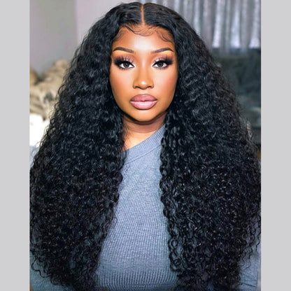 BYE-BYE KNOTS 13X6 HD LACE FRONTAL SUPER PRE-PLUCKED WIG /WATER WAVE