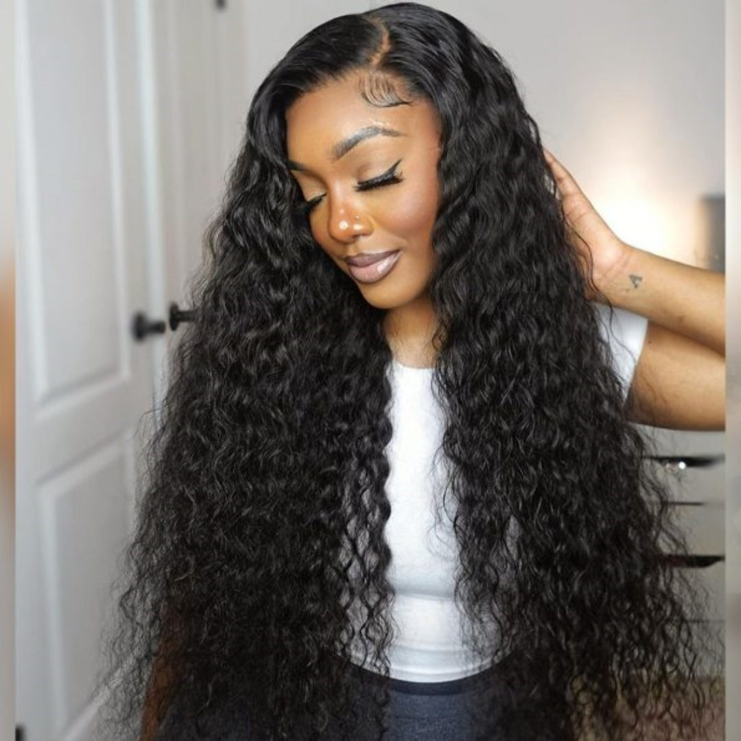 Top Quality Raw Hair 13X4/13X6 Full Frontal HD Lace Wig Water Wave