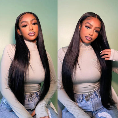Upgraded Drawstring 13X4/13X6 Full Frontal HD Lace Wig Straight