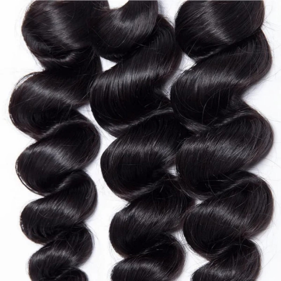 100% Virgin Human Hair Bundles 10-26 Inches 3 Bundles Loose Wave