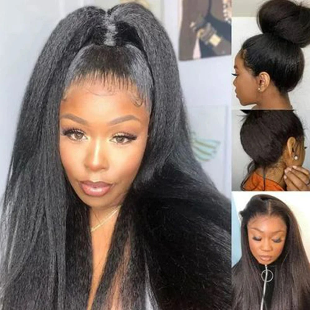 Invisi-Strap 360 HD Lace/Transparent Lace Wig // Yaki Straight
