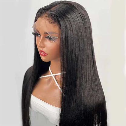 13X6 TRANSPARENT/HD LACE CURLY EDGES  STRAIGHT/BODY WAVE WIG