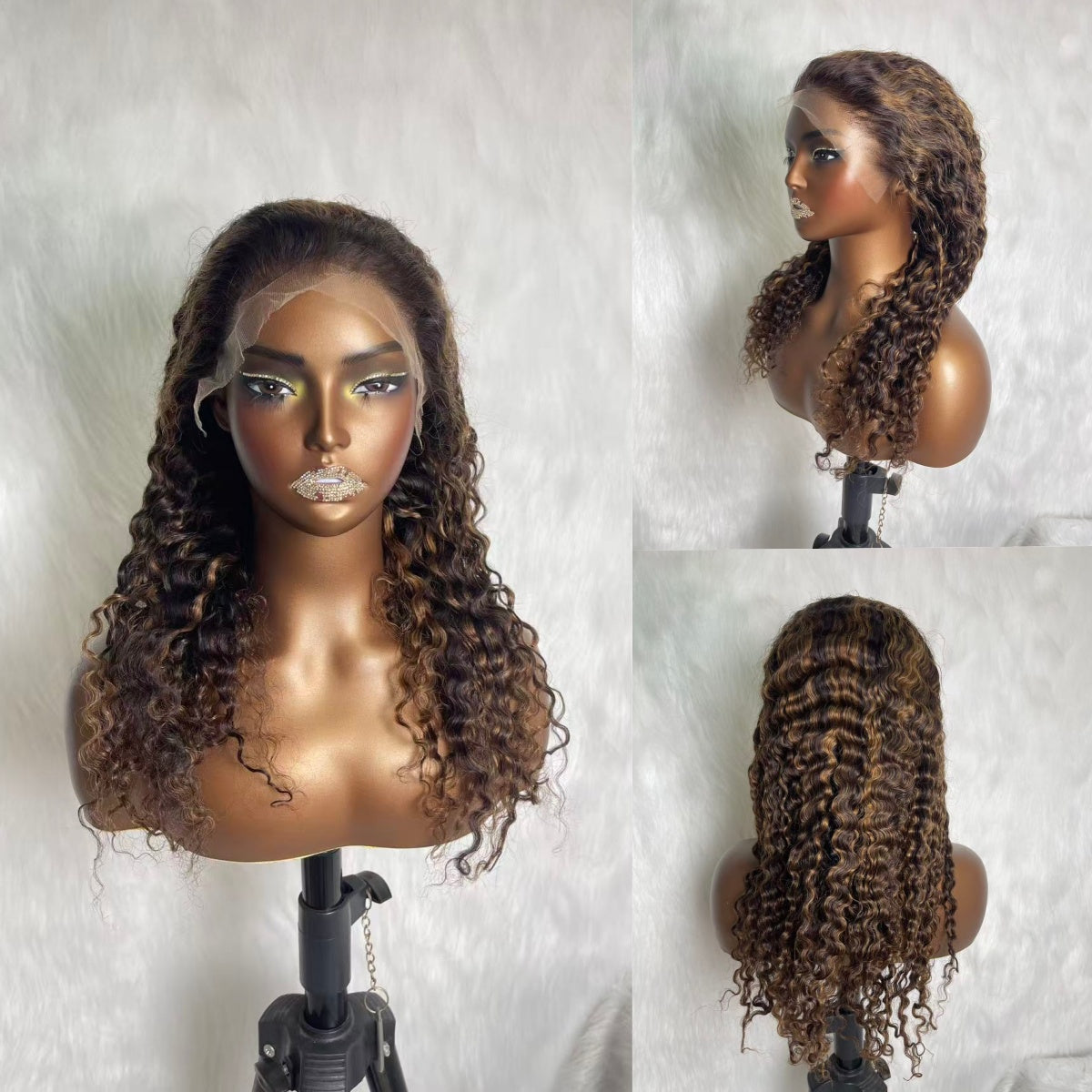 【DEAL】“SUPER Pre-plucked HD Lace” Wig Highlight Burmese Curly