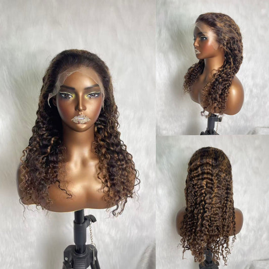 【DEAL】“SUPER Pre-plucked HD Lace” Wig Highlight Burmese Curly