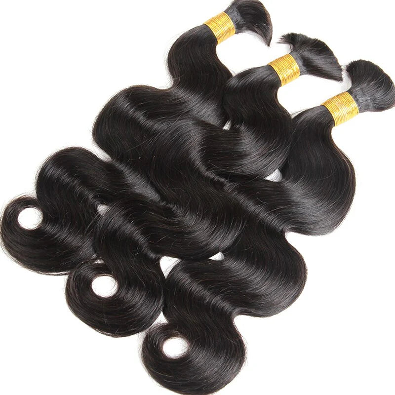 Bulk Hair for Braiding 100% Human Hair Braid Extensions Body Wave