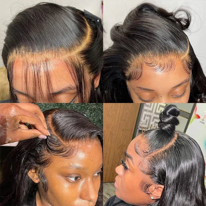 FULL TRANSPAREN/HD LACE PRE-PLUCKED SILK STRAIGHT HAIR WIG