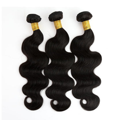 100% Virgin Human Hair Bundles 10-26 Inches 3 Bundles Straight/Body Wave