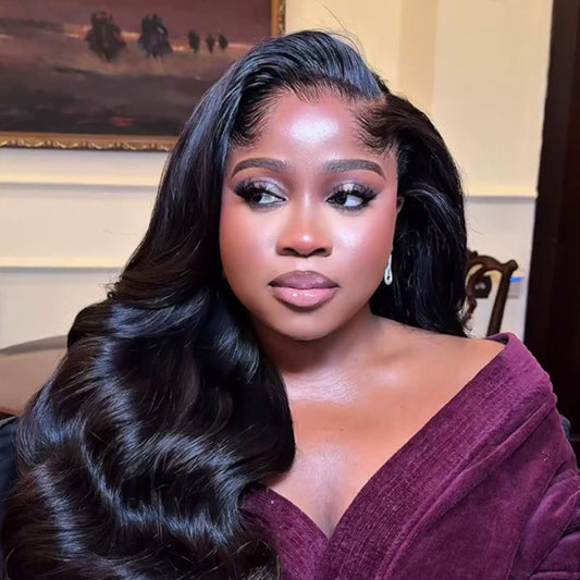 “M” Shape  Hairline 13X6 HD Lace Front Wig Body Wave Wavy
