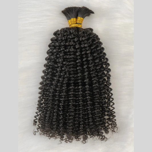 Bulk Hair for Braiding 100% Human Hair Braid Extensions Afro Kinky Curly