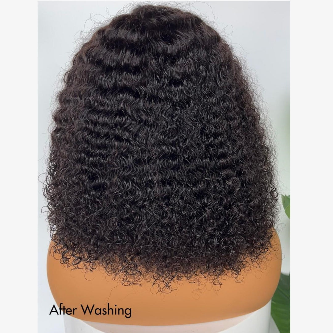 HD LACE 9x6 Lace Parting Super Preplucked Hairline Density Wig Burmese Pix Curly