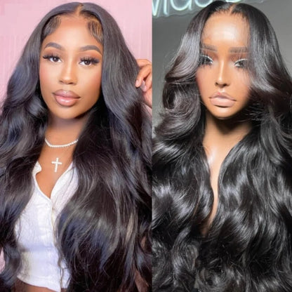 BYE-BYE KNOTS HD LACE 13X4 FULL FRONTAL WIG / BODY WAVE